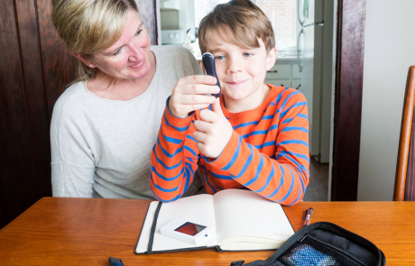 Blog Main Image - T1D Diabetes Mother Son Testing