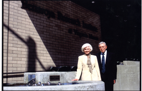 Jack and Becky Benaroya at BRI in 2003