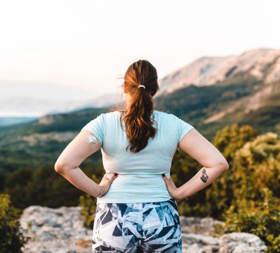 Blog T1D Diabetes GCM Woman Facing Mountain