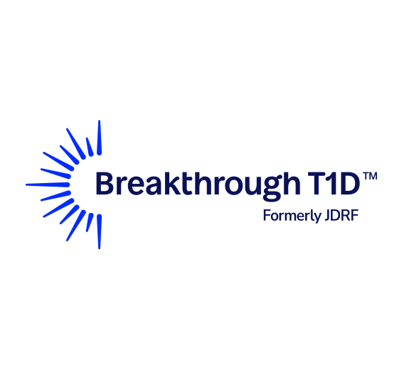 Graphic text reads: "Breakthrough T1D; formerly JDRF"