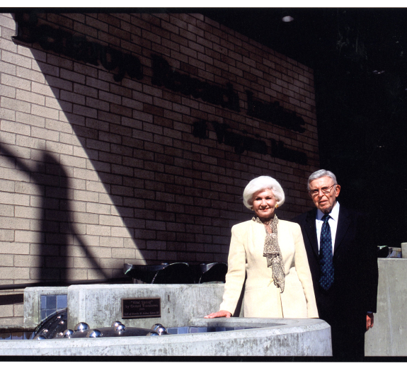 Jack and Becky Benaroya at BRI in 2003