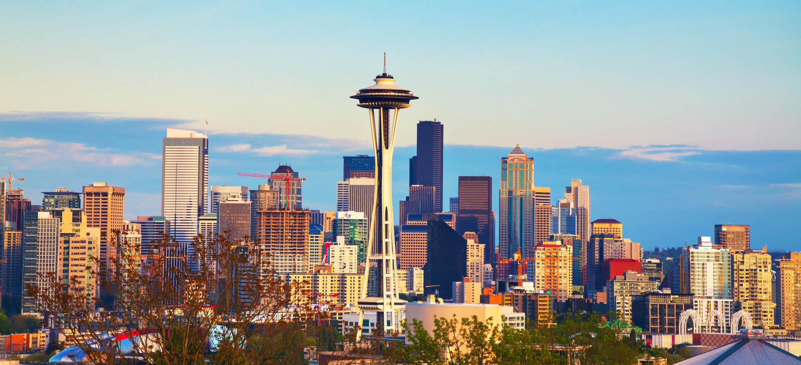 Full-width - Downtown Seattle Skyline Sky