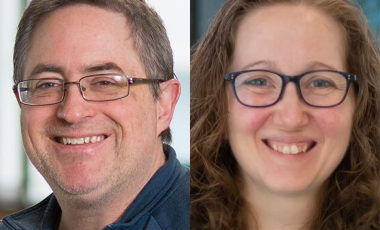 Left: Eddie James, PhD; right: Caroline Stefani, PhD