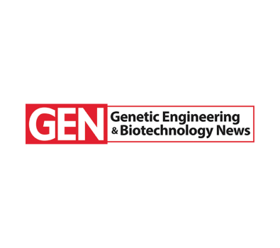 Logo reads: "Genetic Engineering and Biotechnology News"